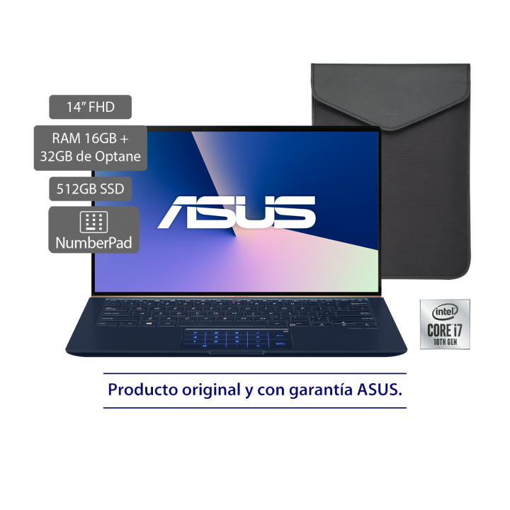Portátil ASUS UX433FAC-A5325TS CORE RAM 512GB Gamers Colombia