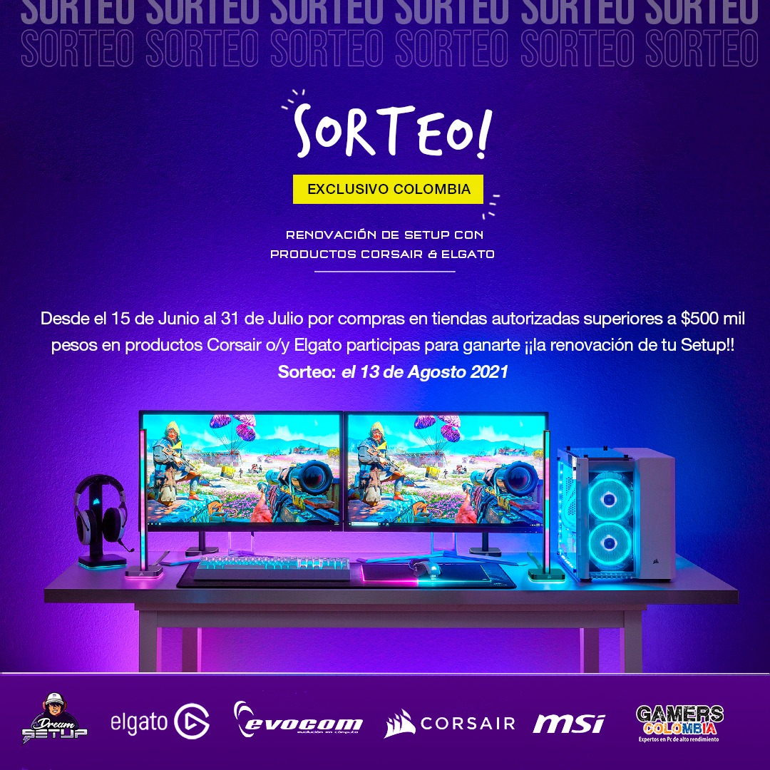 Sorteo Renovamos tu Set Up con Corsair y Elgato